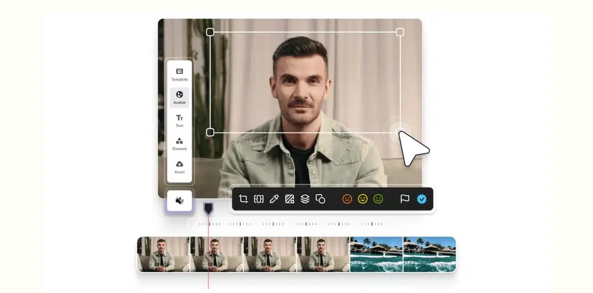 HEYGEN talking head video